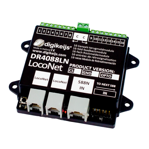 Digikeijs DR4088LN-OPTO 16 Channel S88N Feedback Module with L.NET