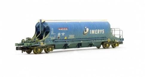 EFE Rail JIA Nacco Wagon 33-70-0894-010-4 Imerys Blue [W - light]  lightly weathered