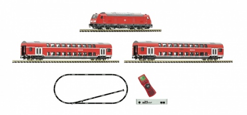 Fleischmann 931897 DBAG BR245 Diesel Passenger Starter Set VI (DCC-Fitted)