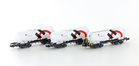 Hobbytrain H23488 3 x SBB Uacs Holcim Silo Wagon Set  VI