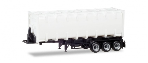 Herpa 076234-002 30ft Container Chassis White