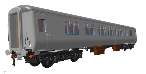 Heljan 2411  MK2 Coach BSO Network SouthEast Light Blue