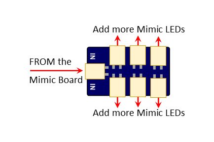 Multiple Mimic LED Connector (3 pack)