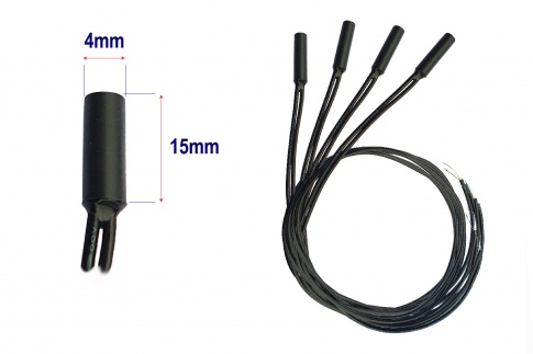 DCC Concepts Slim Vertical Mounted Magnetic Sensors (4-pack)
