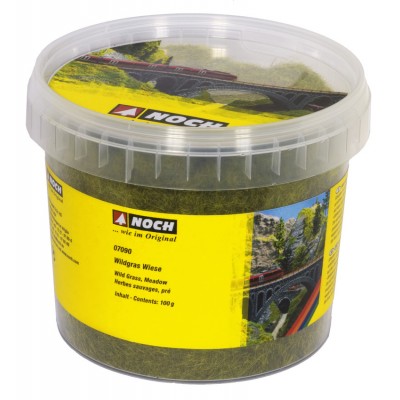 Noch 07090 Meadow Wild Grass 6mm (100g)