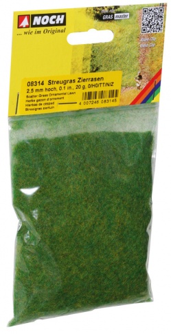 Noch 08314 Ornamental Lawn Scatter Grass 2.5mm (20g)