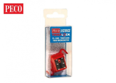 Peco PL-1005 Twistlock Twin Microswitch