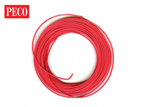 PECO PL-38R Red Connecting Electrical Wire (3 Amp, 16 Strand)