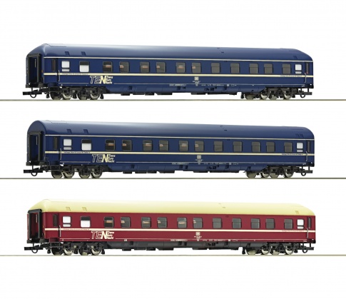 Roco 74129 - 3 Piece Set: Sleeping Cars, DB