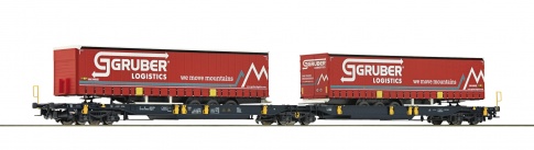 Roco 76428 - Articulated Pocket Wagon, WASCOSA