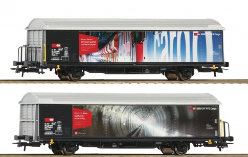 Roco 76490 SBB Sliding wall wagon,