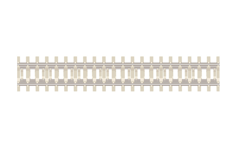 PECO SL 302F Flexible Track with Concrete Sleeper Single 914mm length