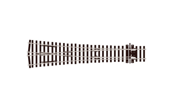 Peco SL-E199 OO/HO Code 75 Asymmetric 3 Way point with Electrofrog