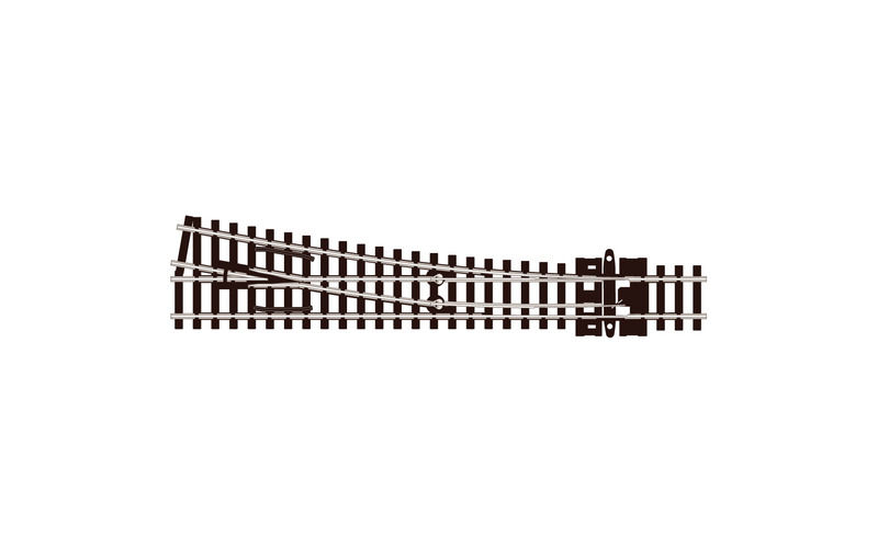 Peco SL-U395F Medium Radius Right Hand Point Unifrog  - N Gauge Code 55