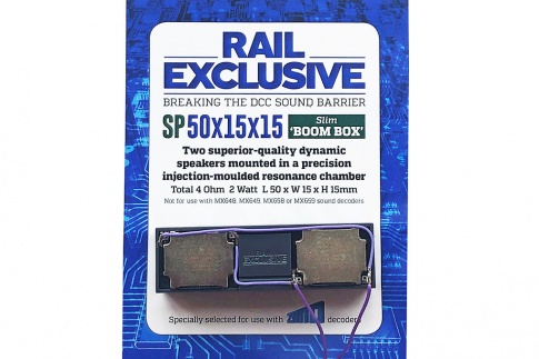Zimo SP50x15x15 Two Superior Quality Dynamic Speakers 'Slim Boom Box'