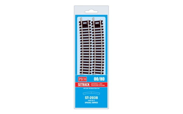 PECO ST-2038 Special Curve (Pack of 2) - for use with Y turnout ST-247