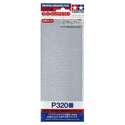 Tamiya 87094 Finishing Abrasives P320 X 3