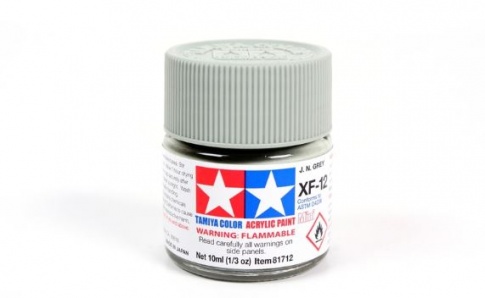 Tamiya MINI XF-12 JAPANESE NAVY GREY Acrylic Paint 10ml