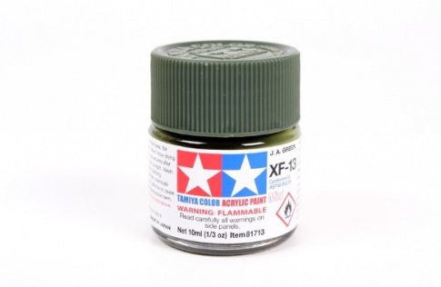 Tamiya MINI XF-13 JAPANESE ARMY GREEN Acrylic Paint 10ml