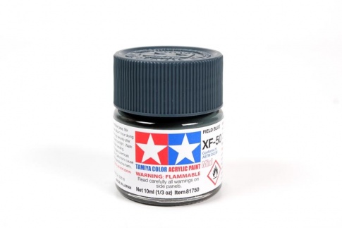 Tamiya MINI XF-50 FIELD BLUE Acrylic Paint 10ml