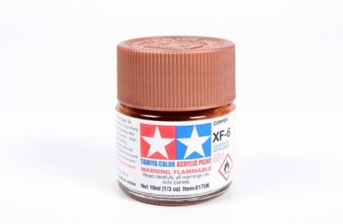 Tamiya MINI XF-6 COPPER Acrylic Paint 10ml