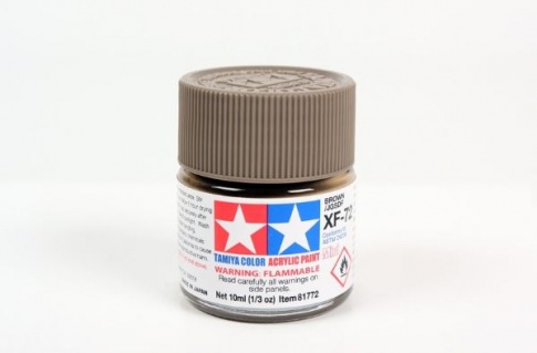 Tamiya MINI XF-72 BROWN Acrylic Paint 10ml