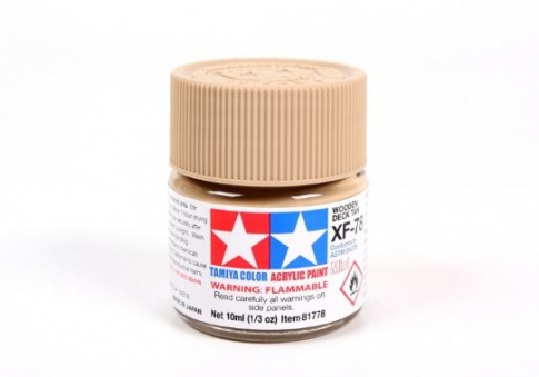 Tamiya MINI XF-78 WOODEN DECK TAN Acrylic Paint 10ml