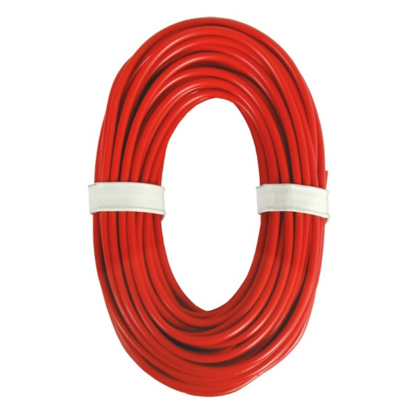 Viessmann 6871 Connettori Elettrici Con Foro Trasversale - Rossi, 10 Pezzi, Per Modellismo Ferroviario