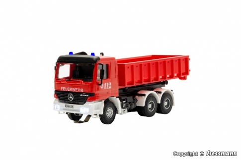 Viessmann 8050 CarMotion MB Actros Tipper Truck Fire Service