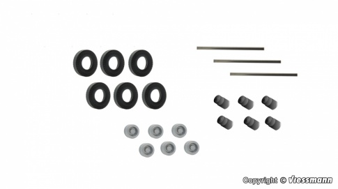 Viessmann Car Motion 8422 Retrofit Set For Sgl Tyre Trailers/Semitrailers