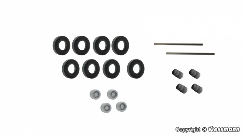 Viessmann Car Motion 8423 Retrofit Set For Twin Tyre Trailers/Semitrailers