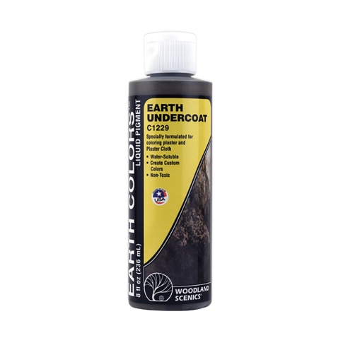 Woodland Scenics Earth Undercoat Earth Colours Liquid Pigment 8 fl. oz.