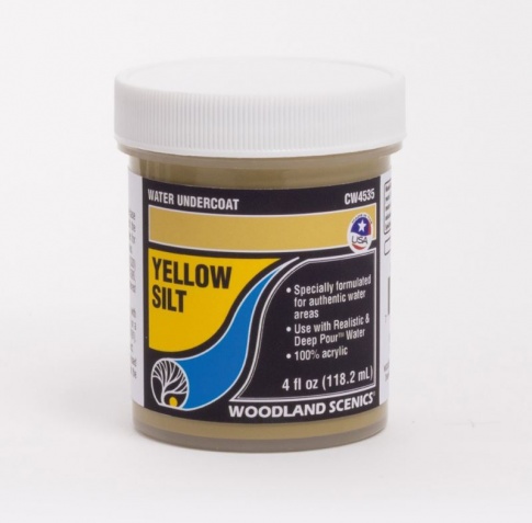 Woodland Scenics CW4535 Yellow Silt Water Undercoat