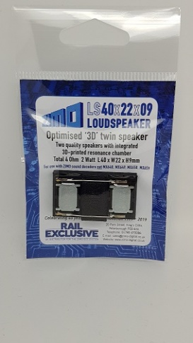 Zimo LS40X22X09 Loudspeaker optimised 3D twin speaker.