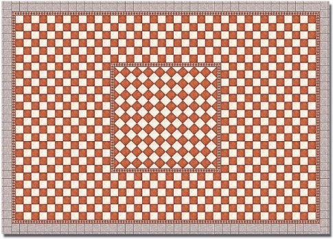 Antique tile Decor Sheets