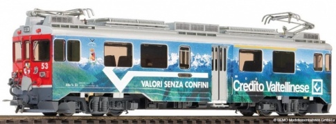 BEMO 1269 123 RhB ABe 4/4 TW III 53 ''Credito Valtellinese'' - Auslaufmodell