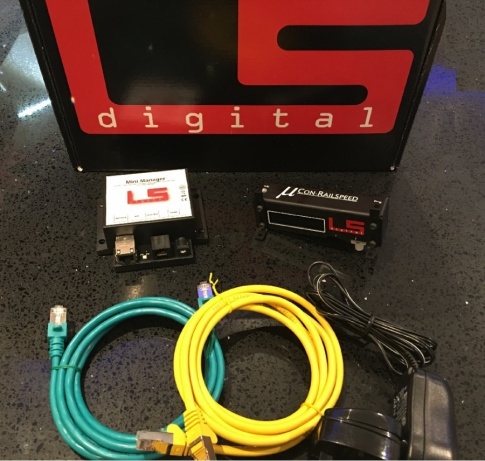 LS Digital Con-RAIL SPEED starter set with mini-Manager incl. power supply