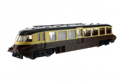 Dapol DA4D-011-007D Streamlined Railcar BR Lined Choc/Cream W11 (DCC-Fitted)