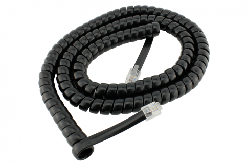 DCC Concepts RJ12 6pin Curly Cord For NCE Powercab and Cobalt Alpha 2m/6ft