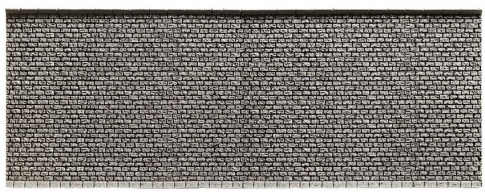 NOCH 34855 - Extra Long Wall Hard Foam 39.6x7.4cm (N Gauge)