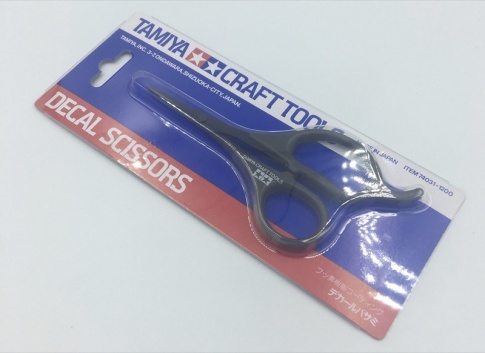 Tamiya 74031 Carbon Steel Decal Scissors