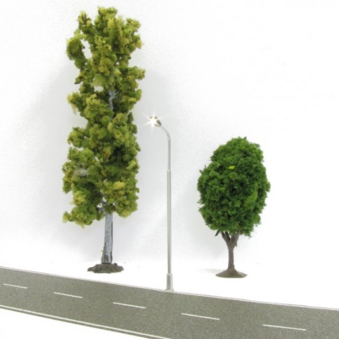 Digikeijs Street Lights for H0 Scale with Warm White LED (4 pcs)