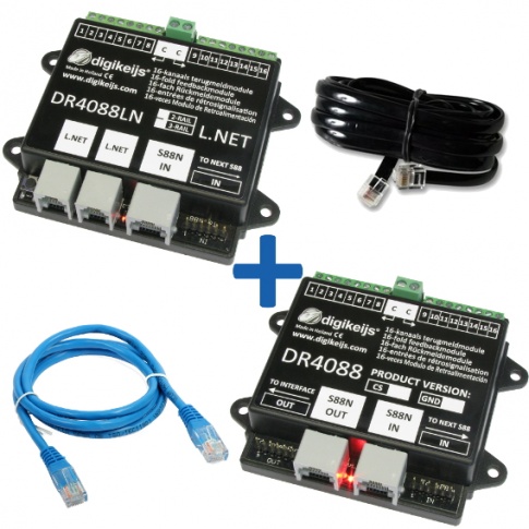 DR4088LN-CS_BOX LocoNet Complete Starter Kit with 32 reporting points