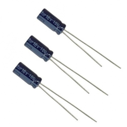 Digikeijs DR60022 - SET WITH 20 CAPACITORS 100UF / 16VOLT