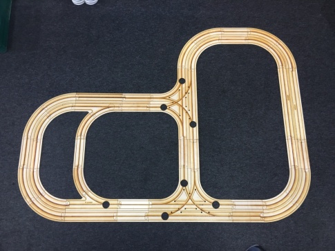 DTA Demo set laser-cut roads