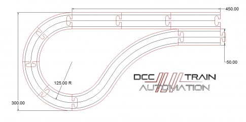 DTA Reverse loop Lasercut for MCC Digital Car System