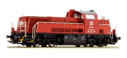 ESU 31252 Diesel loco, 265 004, DB, red, Ep VI, Sound+Smoke, DC/AC