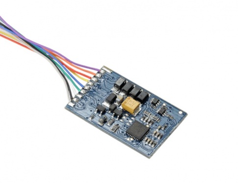 ESU 53611 LokPilot Standard DCC, 8 plug NEM652, 4 amplified outputs