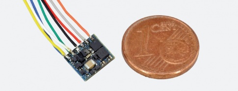 ESU 53620 LokPilot Fx Nano, Function decoder MM/DCC, NEM652 8-pin interface with Wire harness