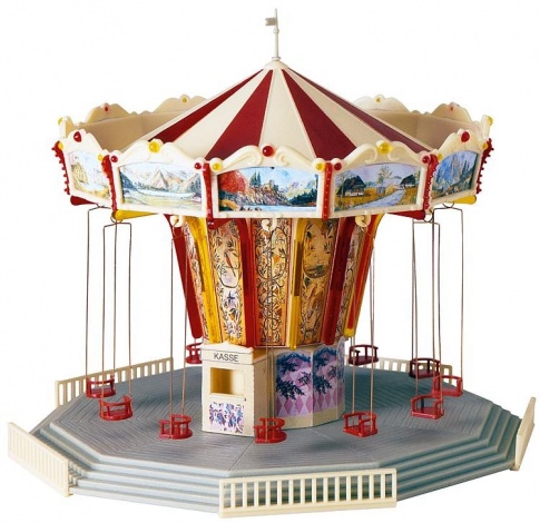 Faller 140315 Chairoplane Ride Fairground Kit With Motor II